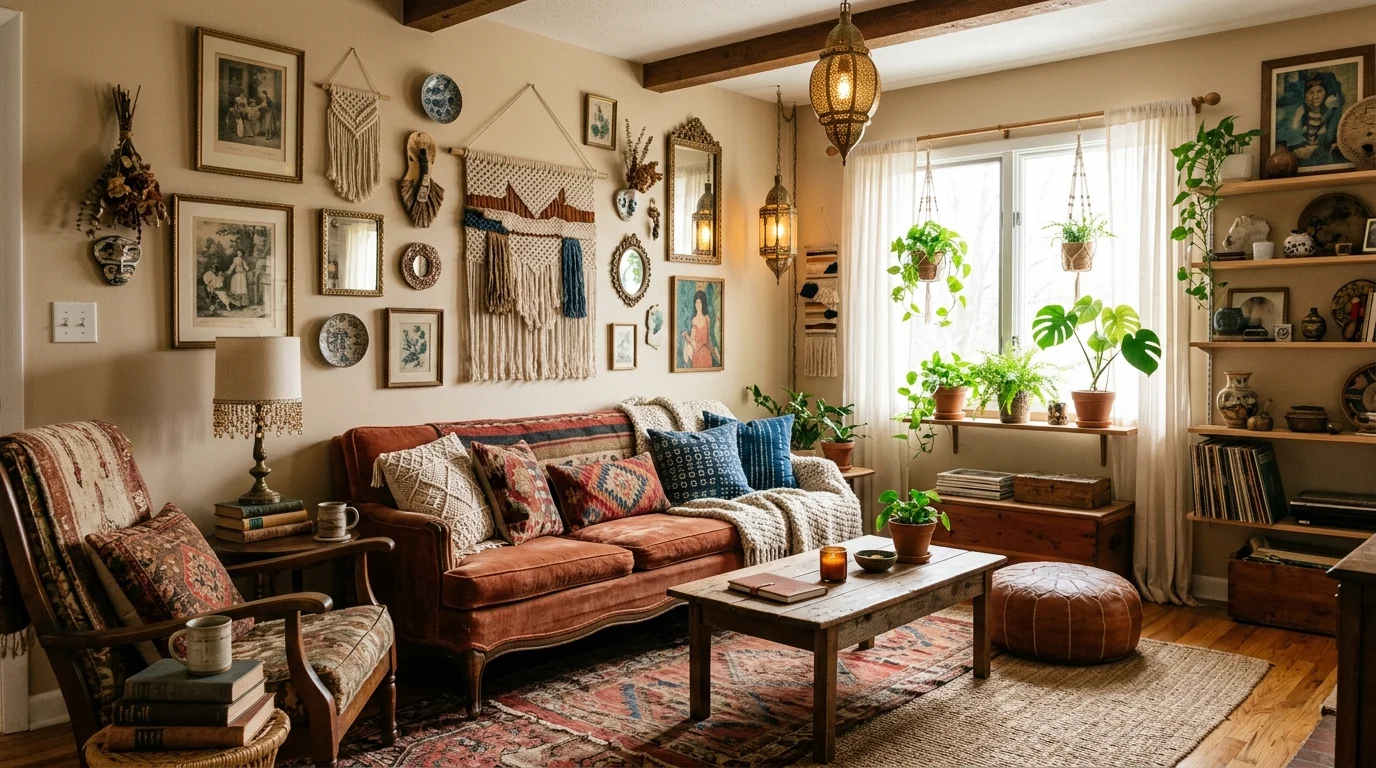 Free-Spirited Boho Home Ideas for a Relaxed Eclectic Vibe inspiration image 13