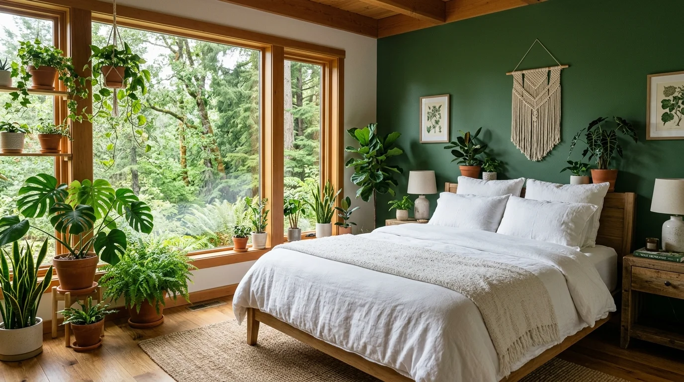 Fresh Green and White Bedroom Ideas for a Crisp Calming Retreat inspiration image 10