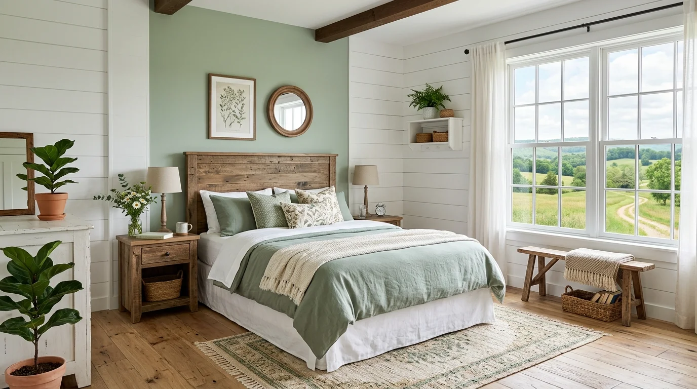 Fresh Green and White Bedroom Ideas for a Crisp Calming Retreat inspiration image 12