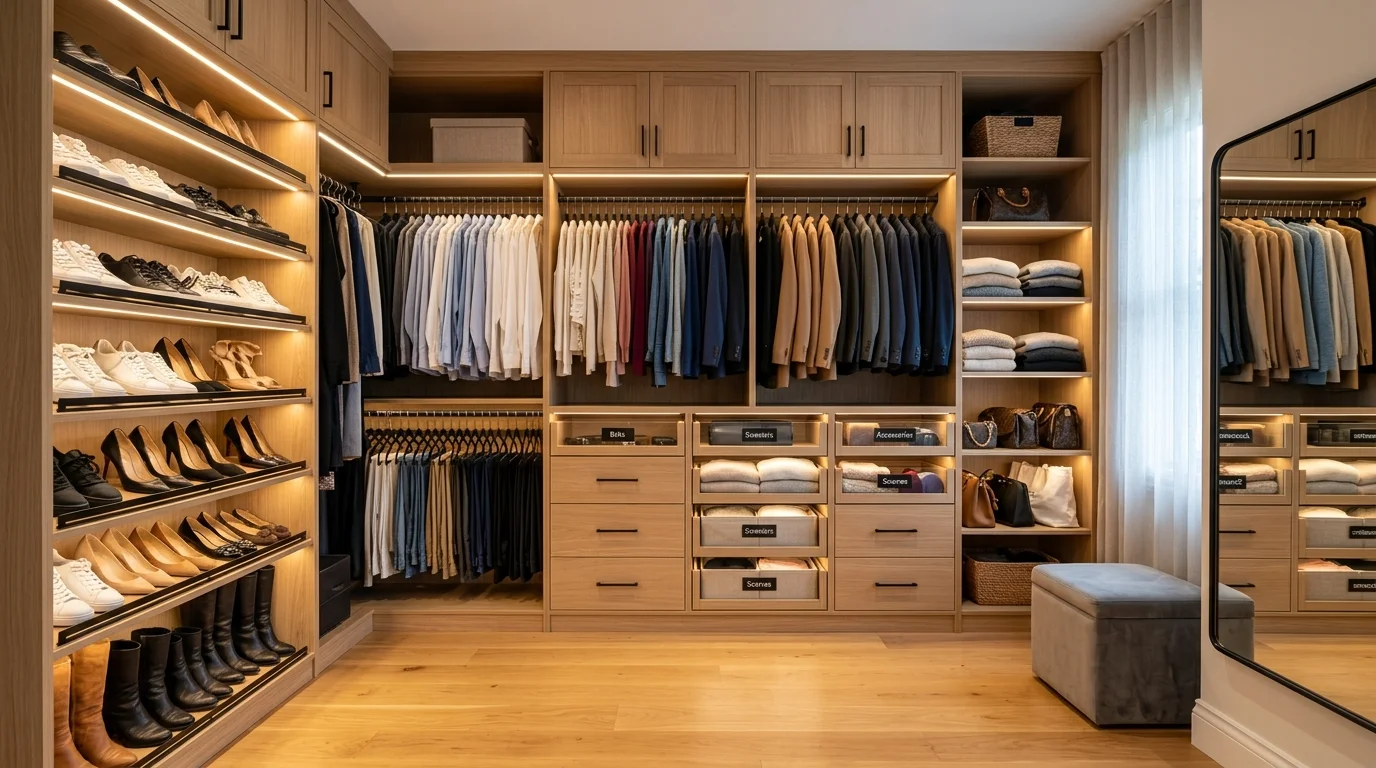 Functional Closet Organization Ideas for a Clutter Free Space inspiration image 12