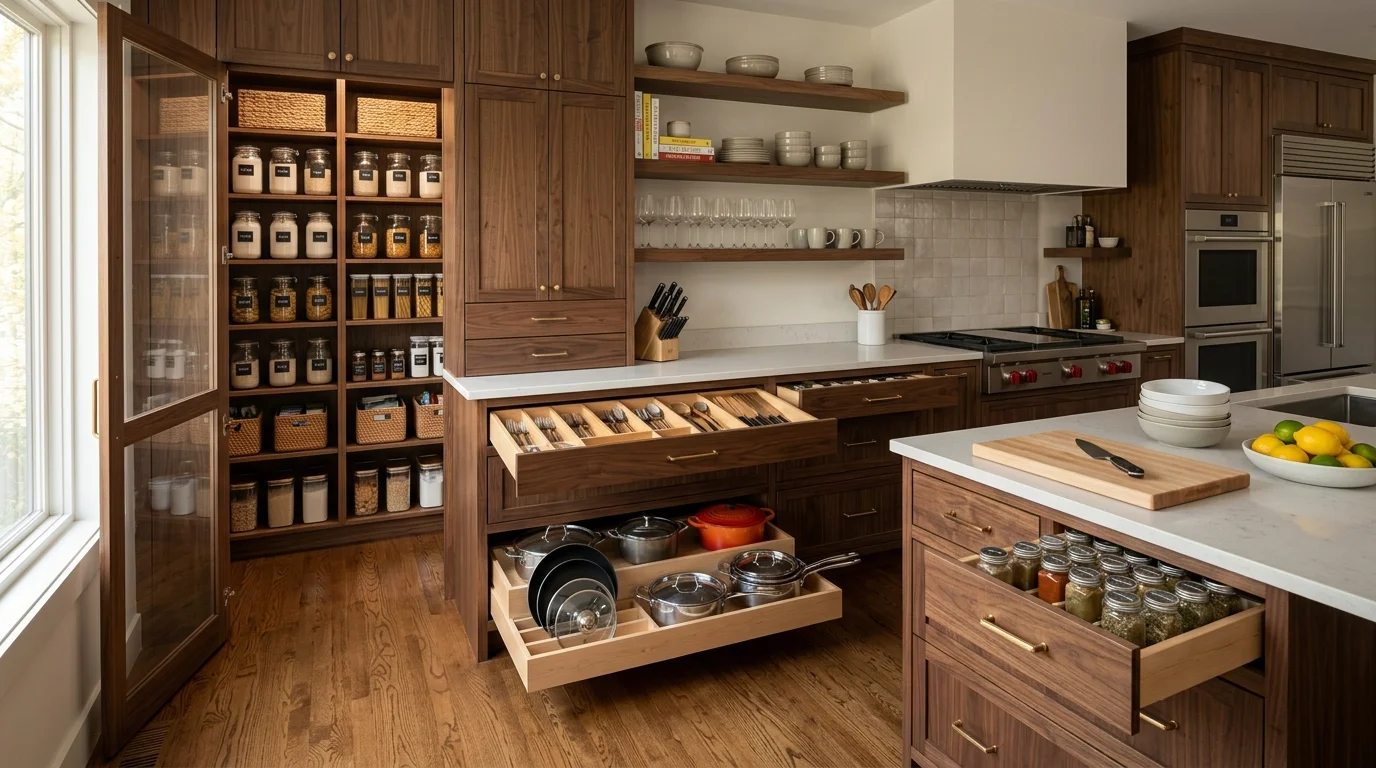 Functional Kitchen Storage Ideas for Organized Cooking Space inspiration image 13