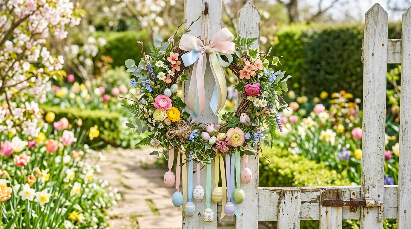Hoppy Easter Wreath DIY Ideas for a Festive Spring Front Door inspiration image 7