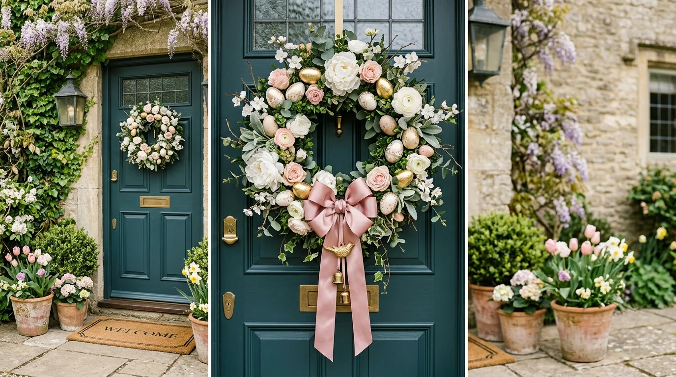 Hoppy Easter Wreath DIY Ideas for a Festive Spring Front Door inspiration image 8