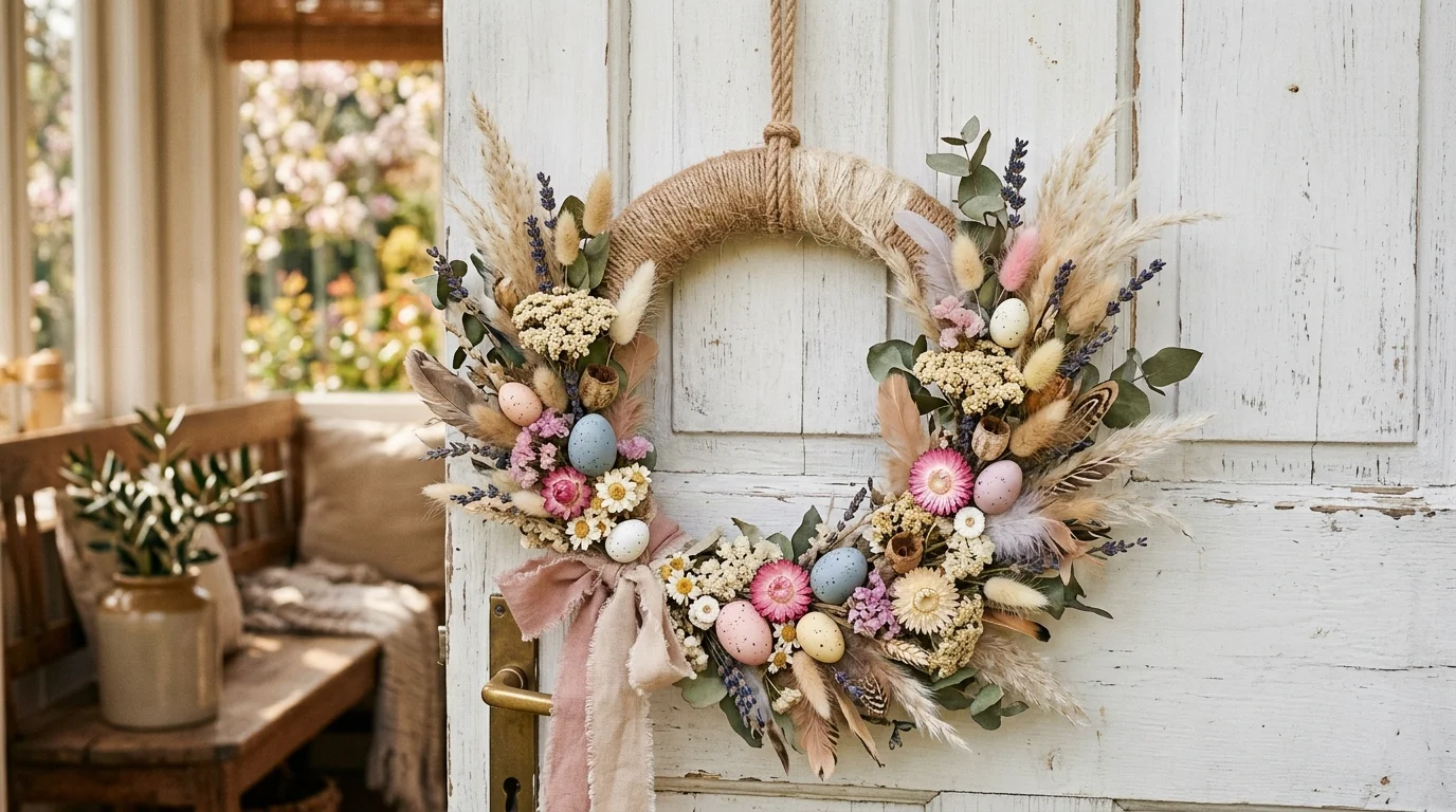 Hoppy Easter Wreath DIY Ideas for a Festive Spring Front Door inspiration image 9