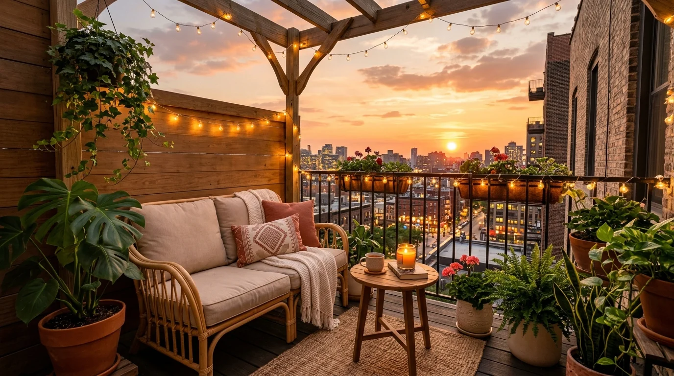 Inviting Cozy Balcony Ideas for a Warm and Welcoming Outdoor Spot inspiration image 1