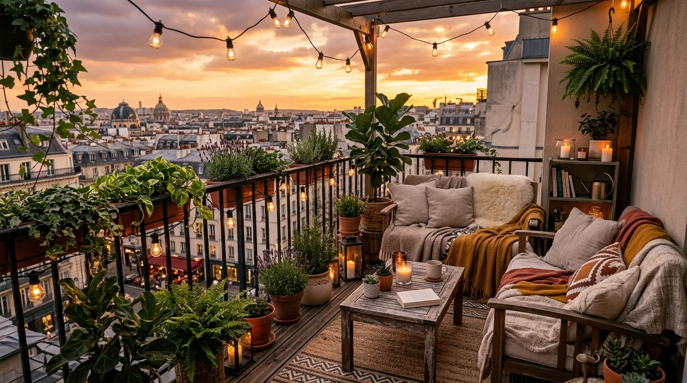 Inviting Cozy Balcony Ideas for a Warm and Welcoming Outdoor Spot inspiration image 12