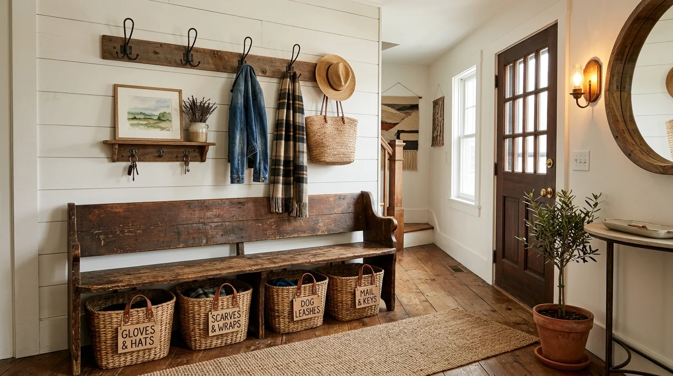 Practical Entryway Storage Ideas for Organized Daily Living inspiration image 3