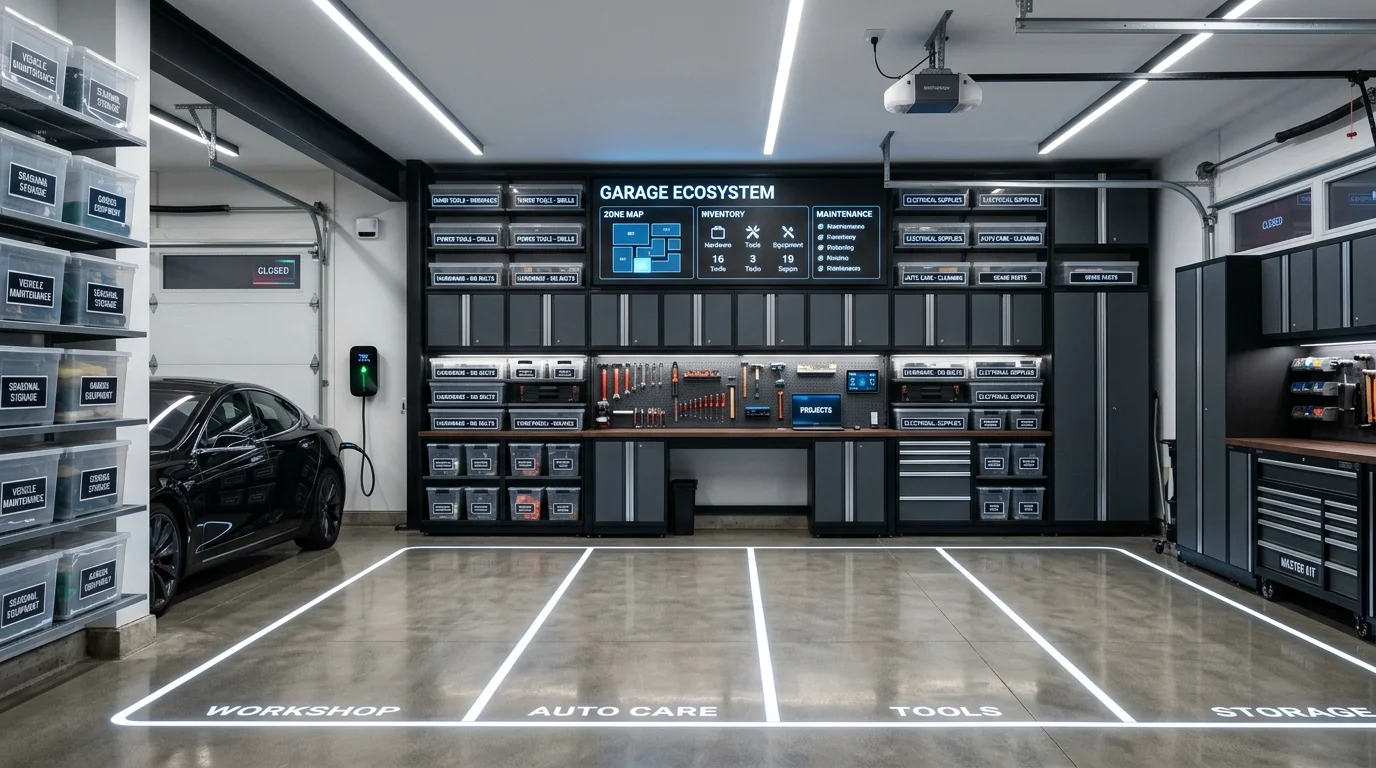 Practical Garage Organization Ideas for a Tidy Functional Space inspiration image 13