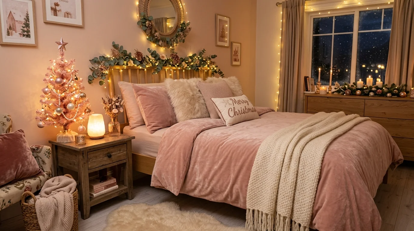 Pretty Pink Christmas Decor Ideas for a Soft Feminine Holiday inspiration image 3