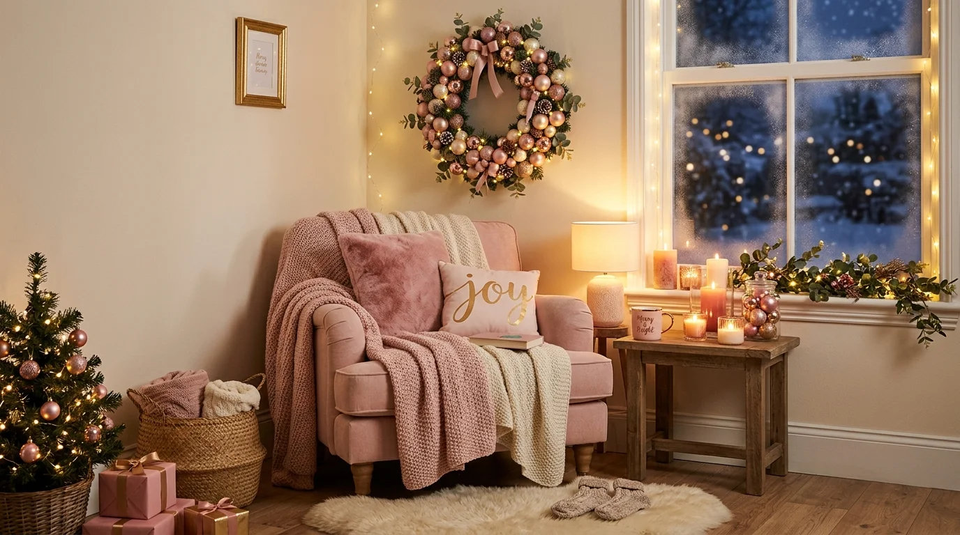 Pretty Pink Christmas Decor Ideas for a Soft Feminine Holiday inspiration image 6