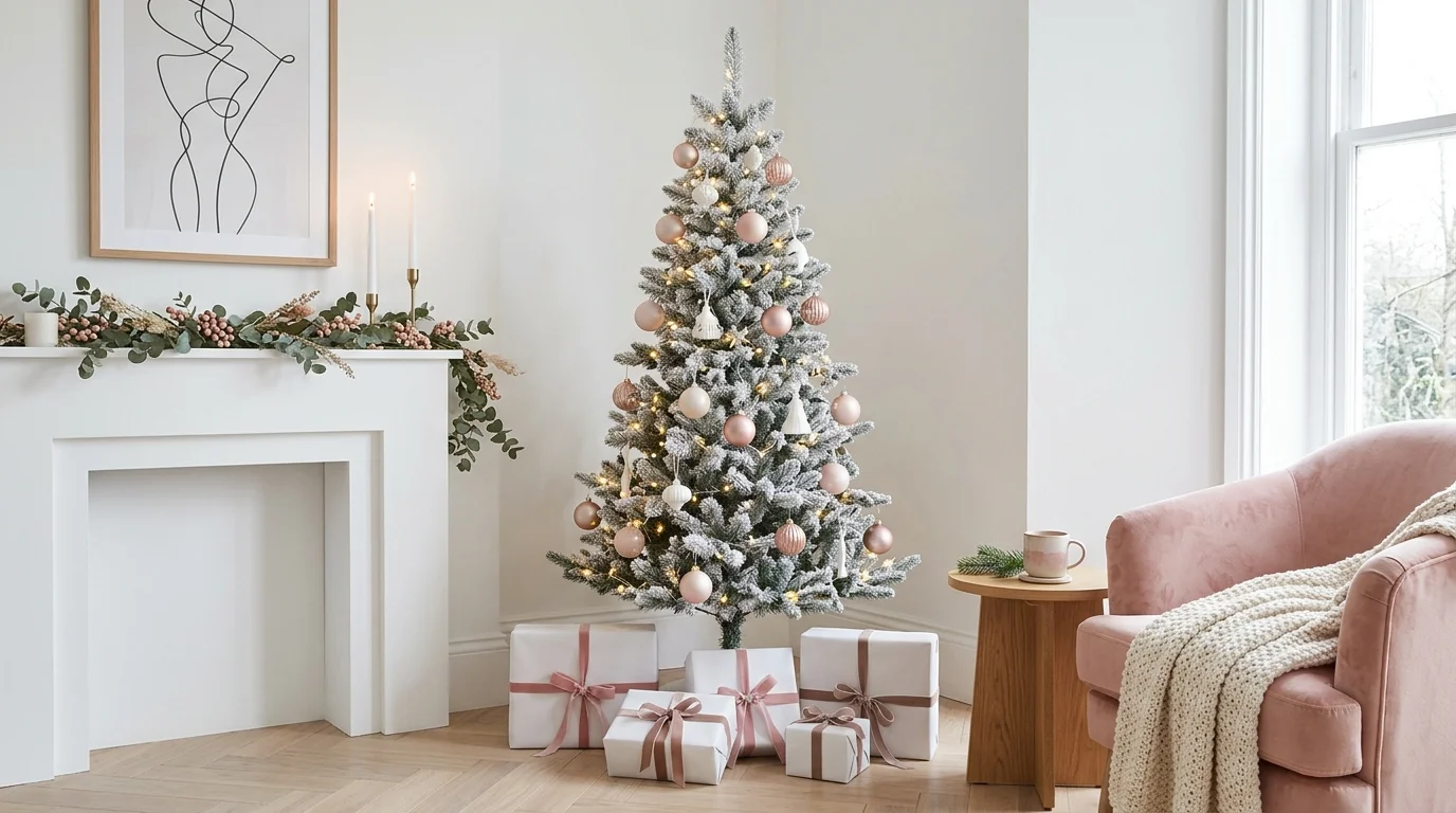 Pretty Pink Christmas Decor Ideas for a Soft Feminine Holiday inspiration image 12