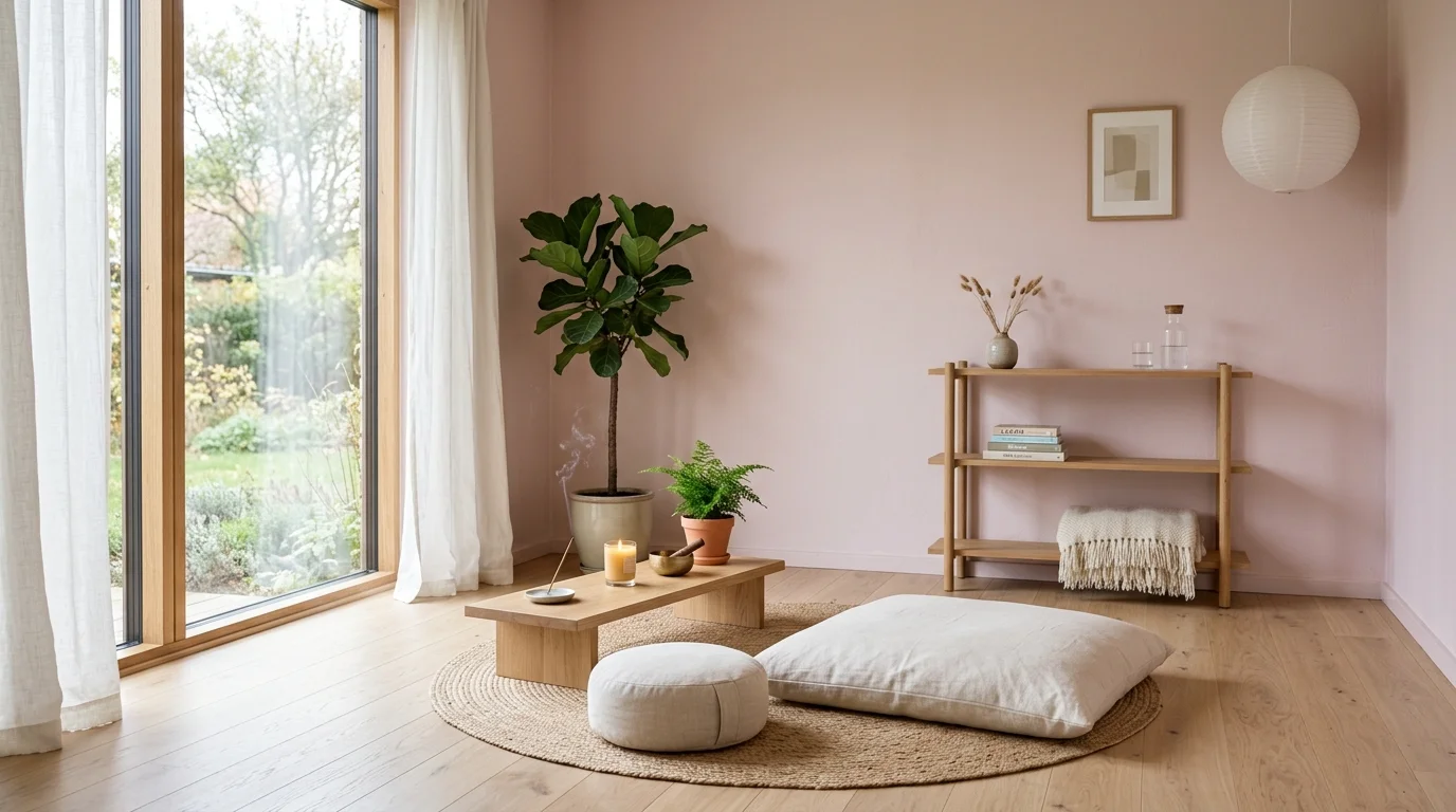 Pretty Ways to Create a Beautiful Pink Meditation Room Today inspiration image 7
