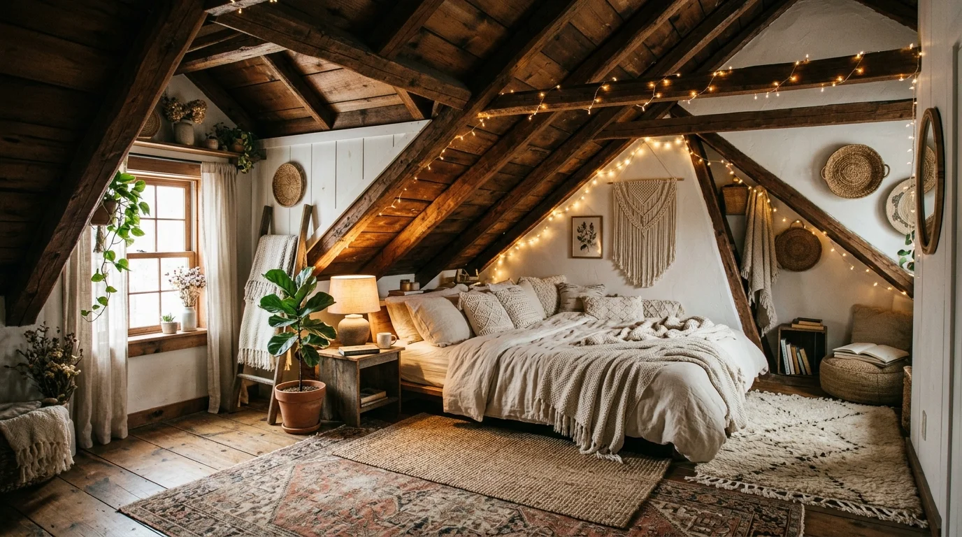 Relaxed Boho Chic Bedroom Ideas for Effortless Bohemian Style inspiration image 6