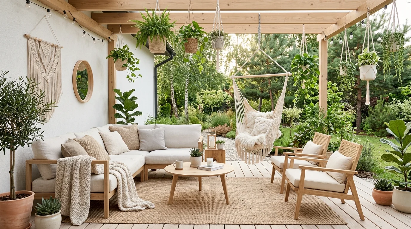 Relaxed Boho Patio Ideas for an Eclectic Outdoor Living Space inspiration image 11
