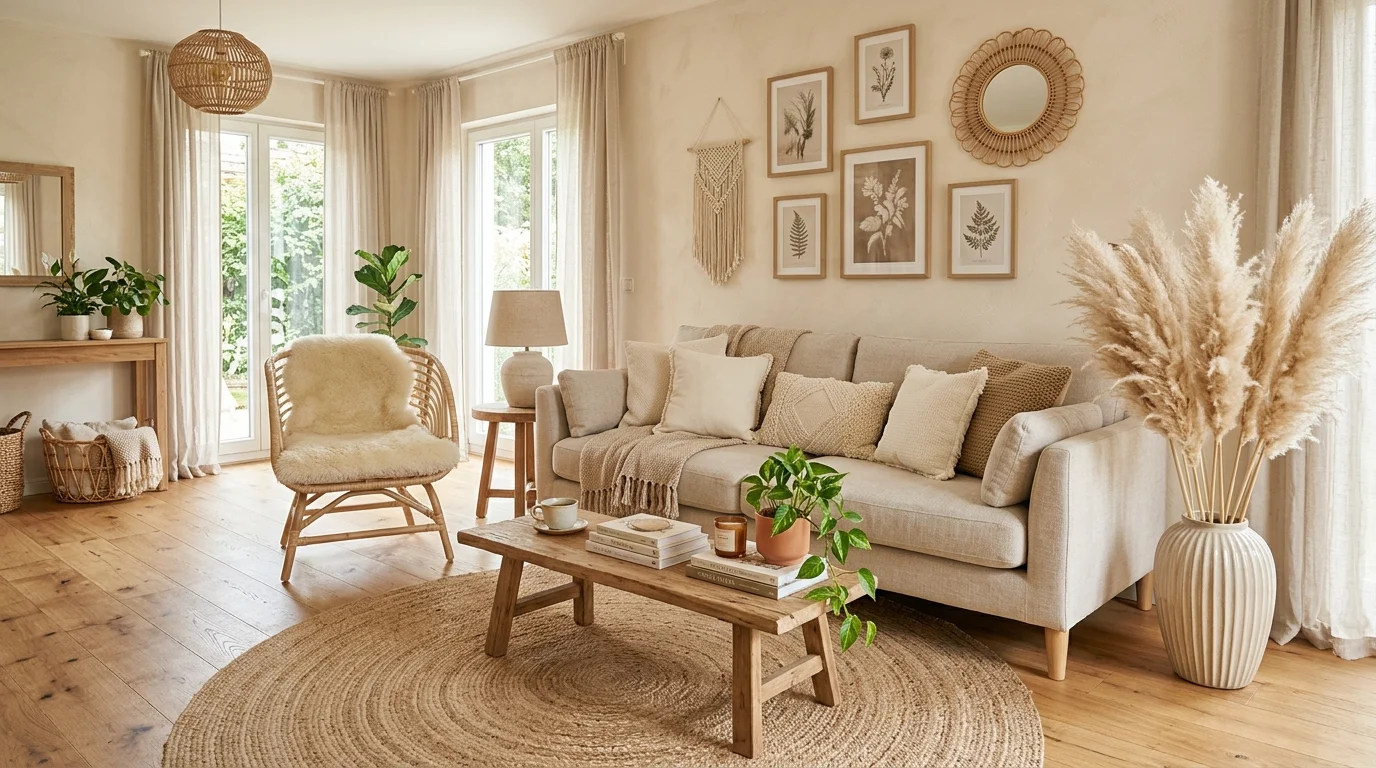 Relaxing Cozy Boho Living Room Ideas for Ultimate Comfort inspiration image 3