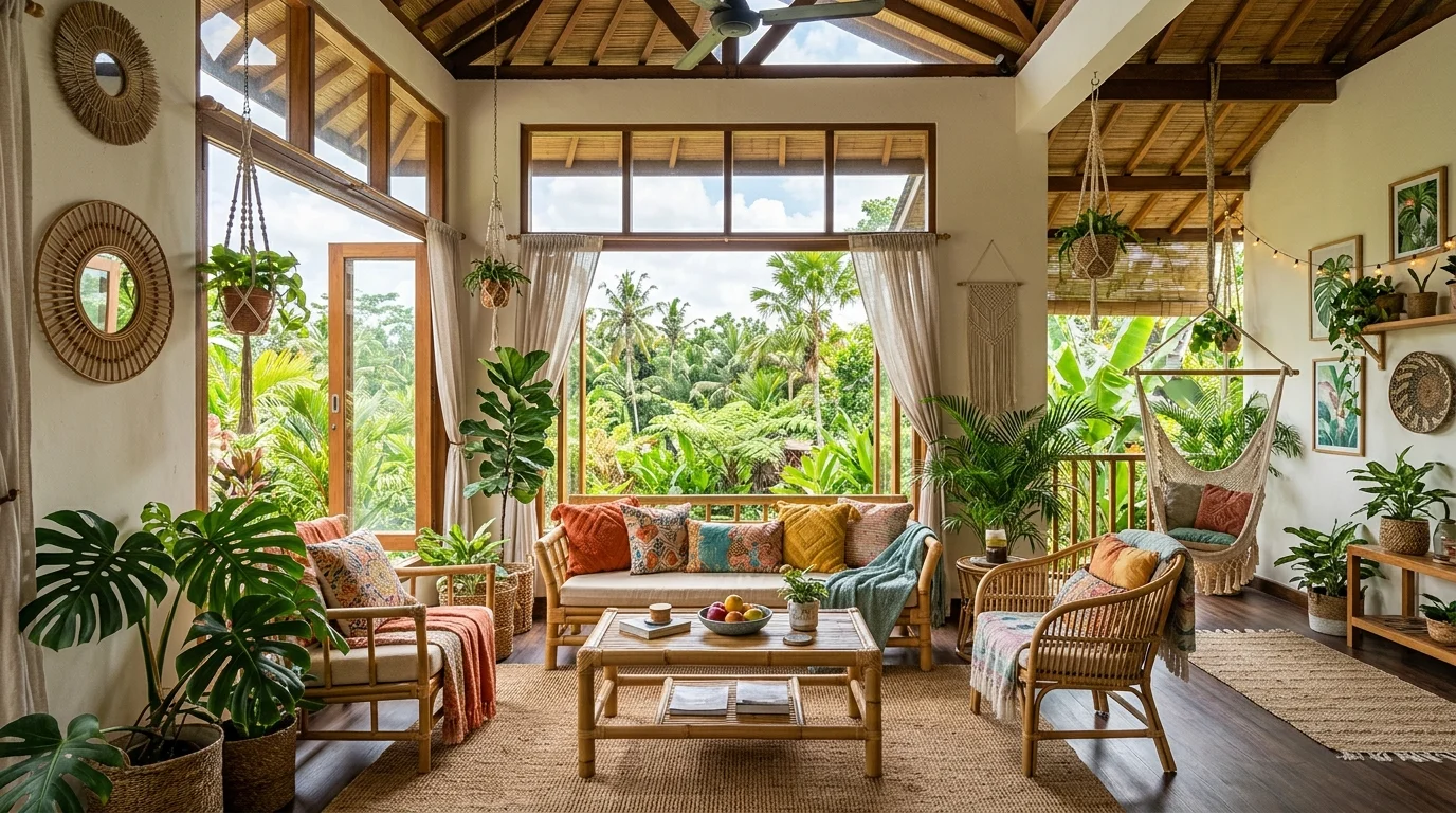 Relaxing Cozy Boho Living Room Ideas for Ultimate Comfort inspiration image 9