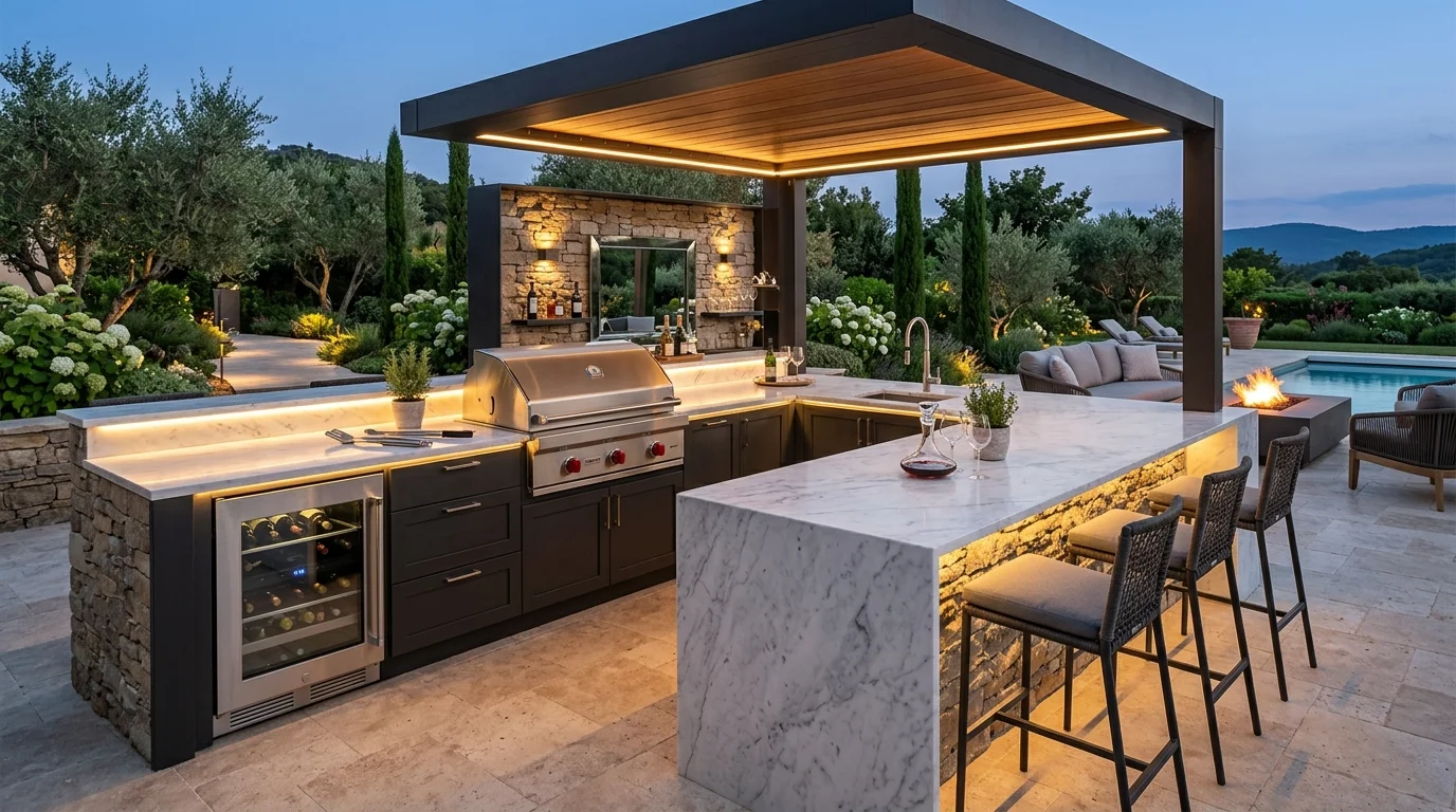 Sizzling Outdoor Kitchen Ideas for Backyard Culinary Adventures inspiration image 3