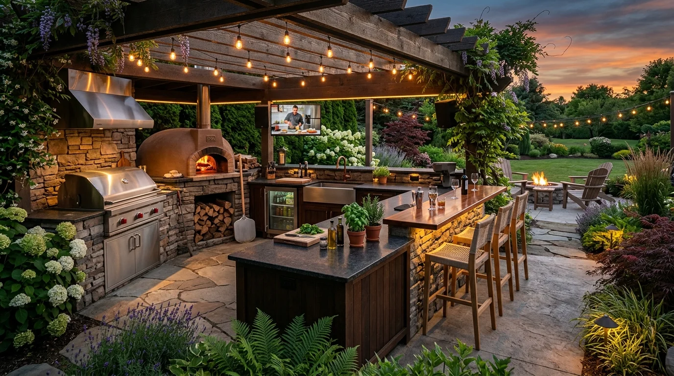 Sizzling Outdoor Kitchen Ideas for Backyard Culinary Adventures inspiration image 15