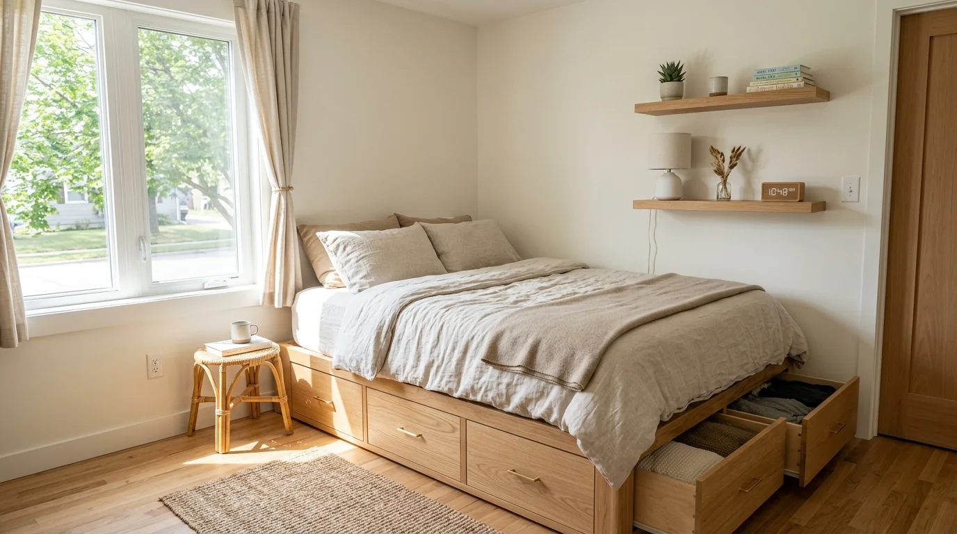 Space-Saving Small Bedroom Ideas for a Cozy Compact Retreat inspiration image 3