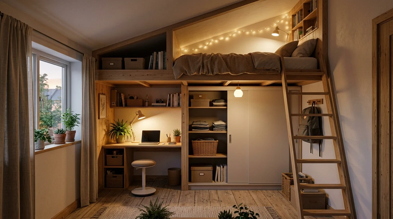 Space-Saving Small Bedroom Ideas for a Cozy Compact Retreat inspiration image 14