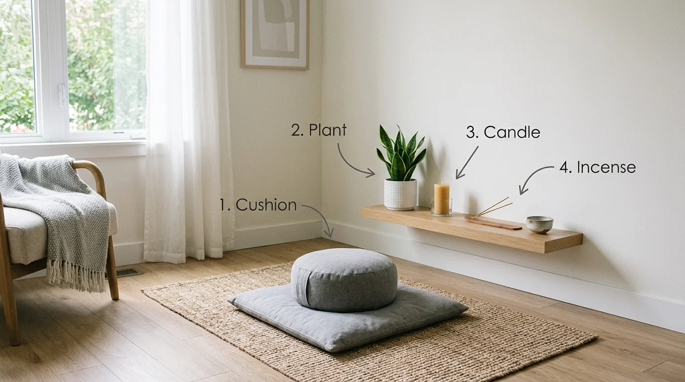 Step-by-Step Guide to Create a Meditation Corner in Easy Steps inspiration image 12