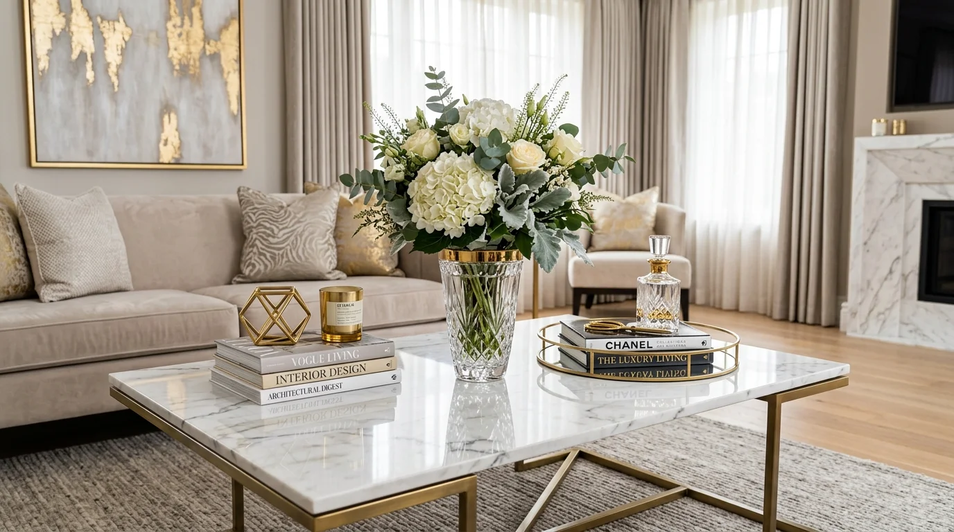 Stylish Coffee Table Decor Ideas for a Modern Living Room inspiration image 5