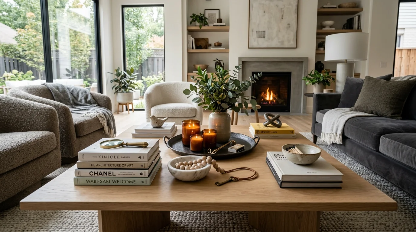 Stylish Coffee Table Decor Ideas for a Modern Living Room inspiration image 13