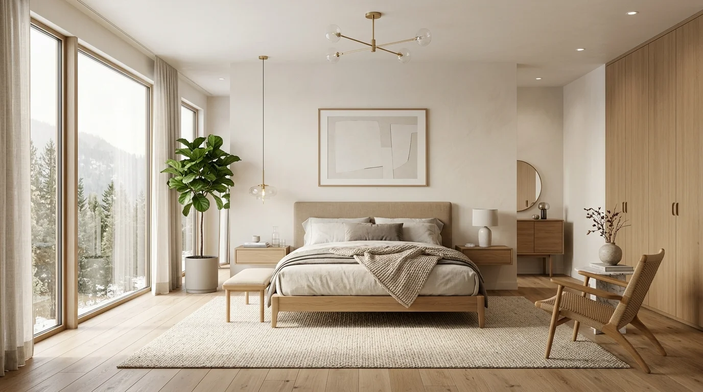 Stylish Scandinavian Bedroom Ideas for Simple Cozy Living inspiration image 9