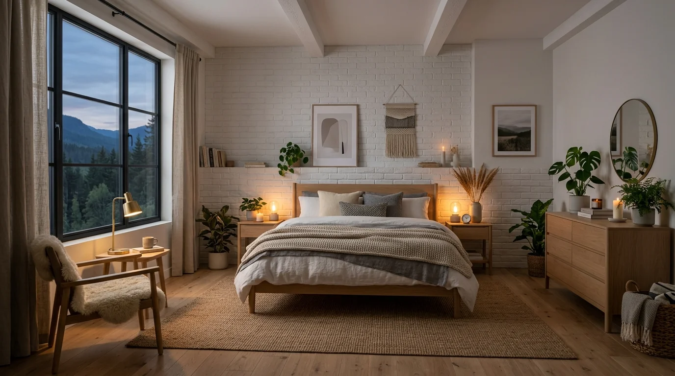 Stylish Scandinavian Bedroom Ideas for Simple Cozy Living inspiration image 13