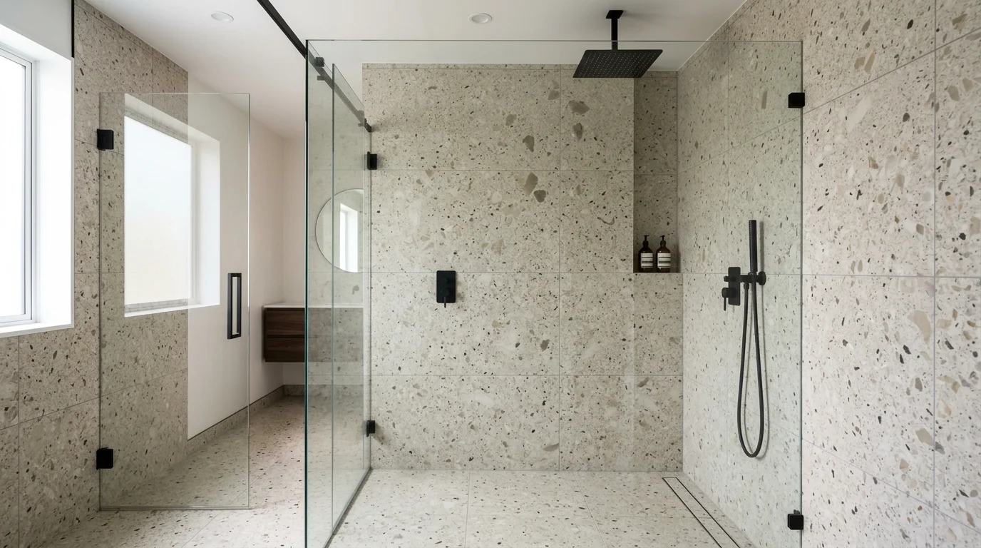 Trendy Terrazzo Bathroom Ideas for a Modern Patterned Space inspiration image 2