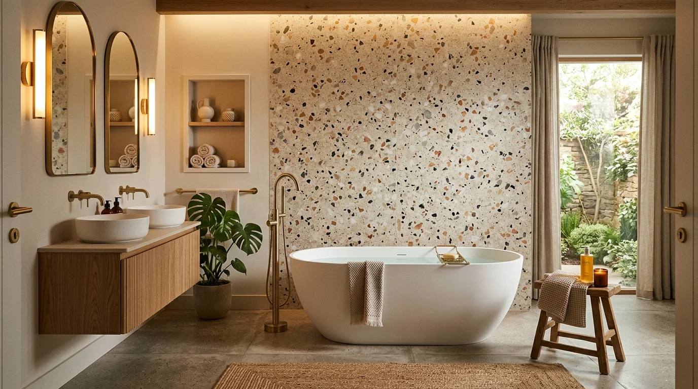 Trendy Terrazzo Bathroom Ideas for a Modern Patterned Space inspiration image 3