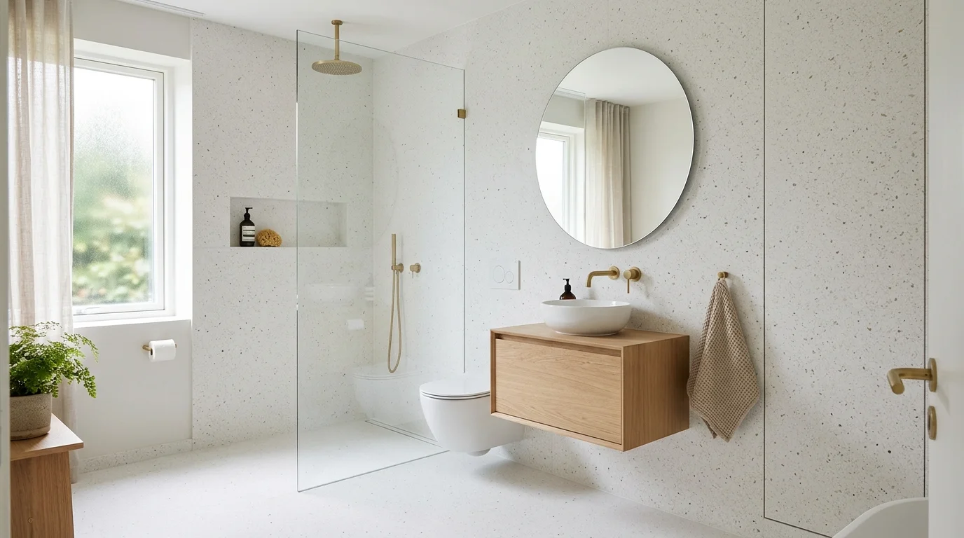 Trendy Terrazzo Bathroom Ideas for a Modern Patterned Space inspiration image 4