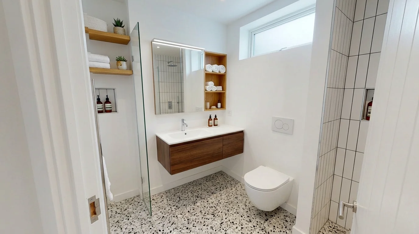 Trendy Terrazzo Bathroom Ideas for a Modern Patterned Space inspiration image 7