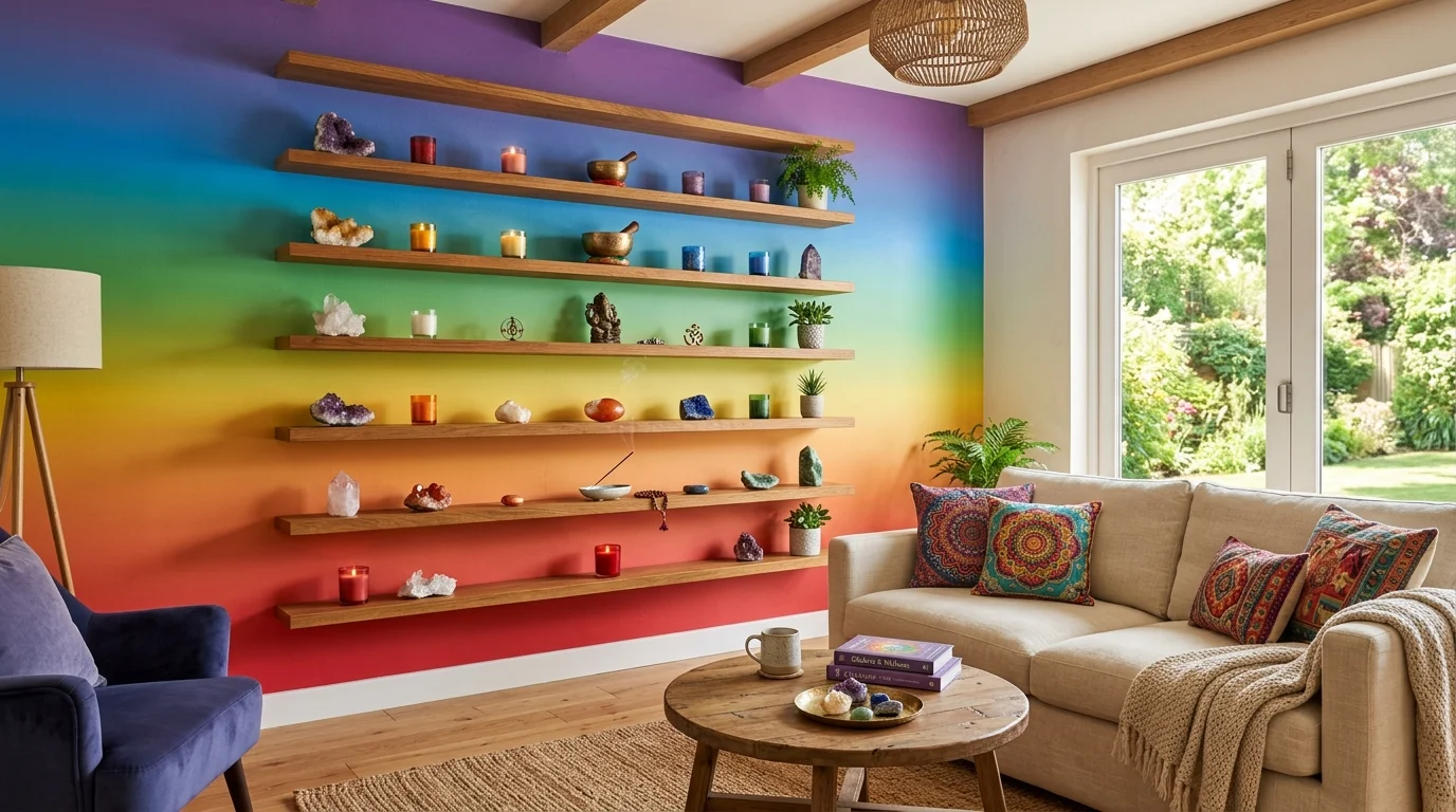 Vibrant Chakra Decor Ideas for Colorful Spiritual Home Styling inspiration image 1