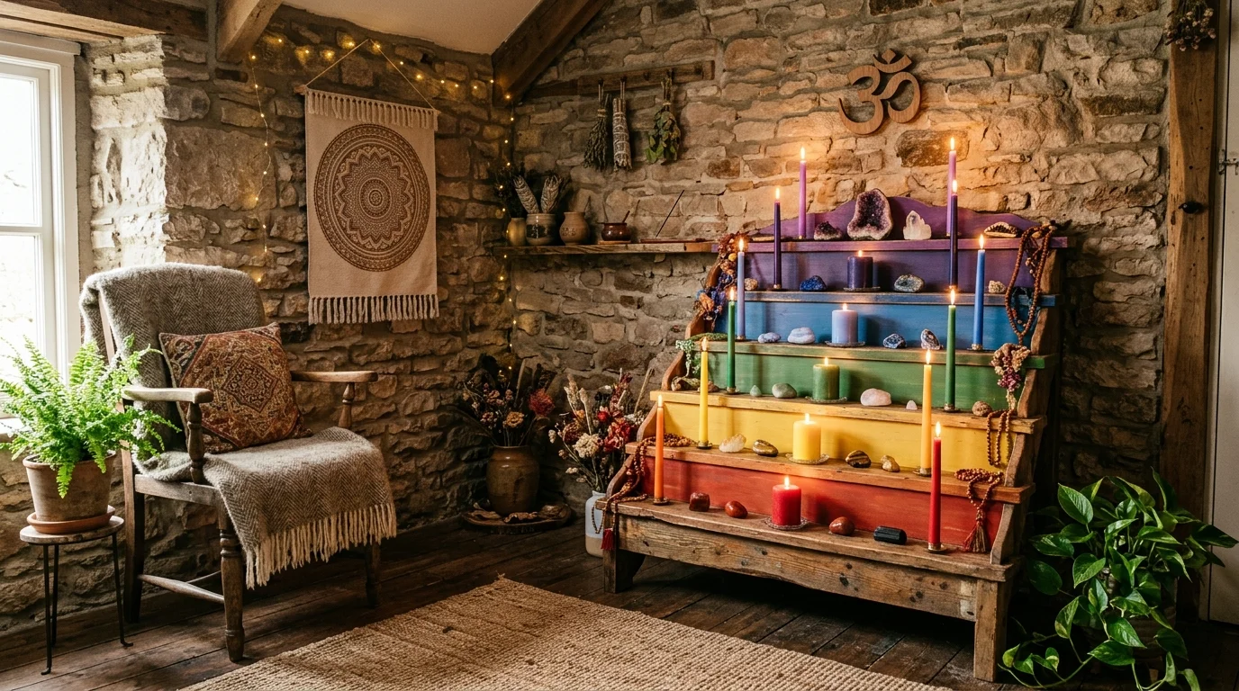 Vibrant Chakra Decor Ideas for Colorful Spiritual Home Styling inspiration image 8