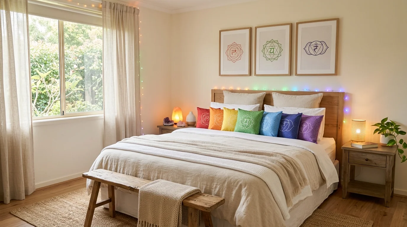 Vibrant Chakra Decor Ideas for Colorful Spiritual Home Styling inspiration image 9