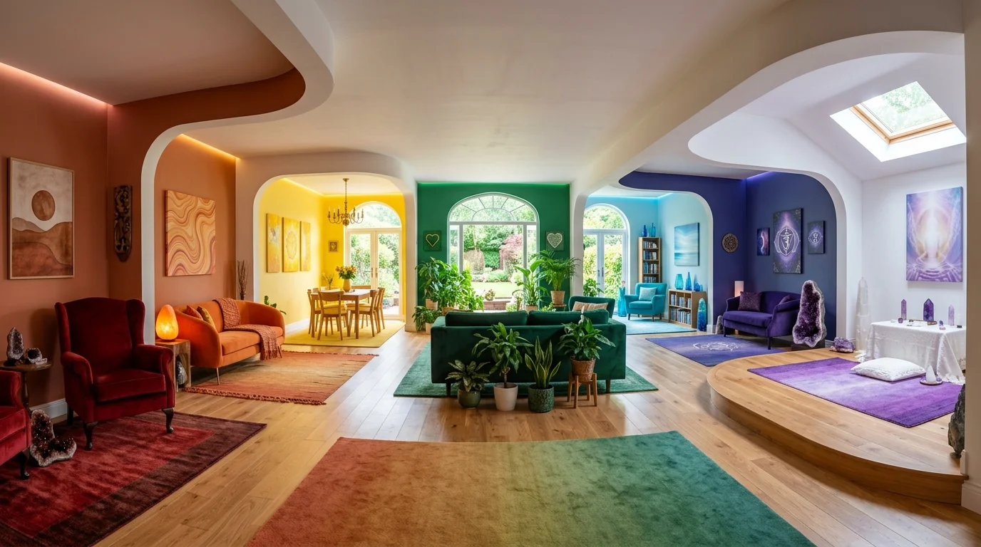 Vibrant Chakra Decor Ideas for Colorful Spiritual Home Styling inspiration image 14