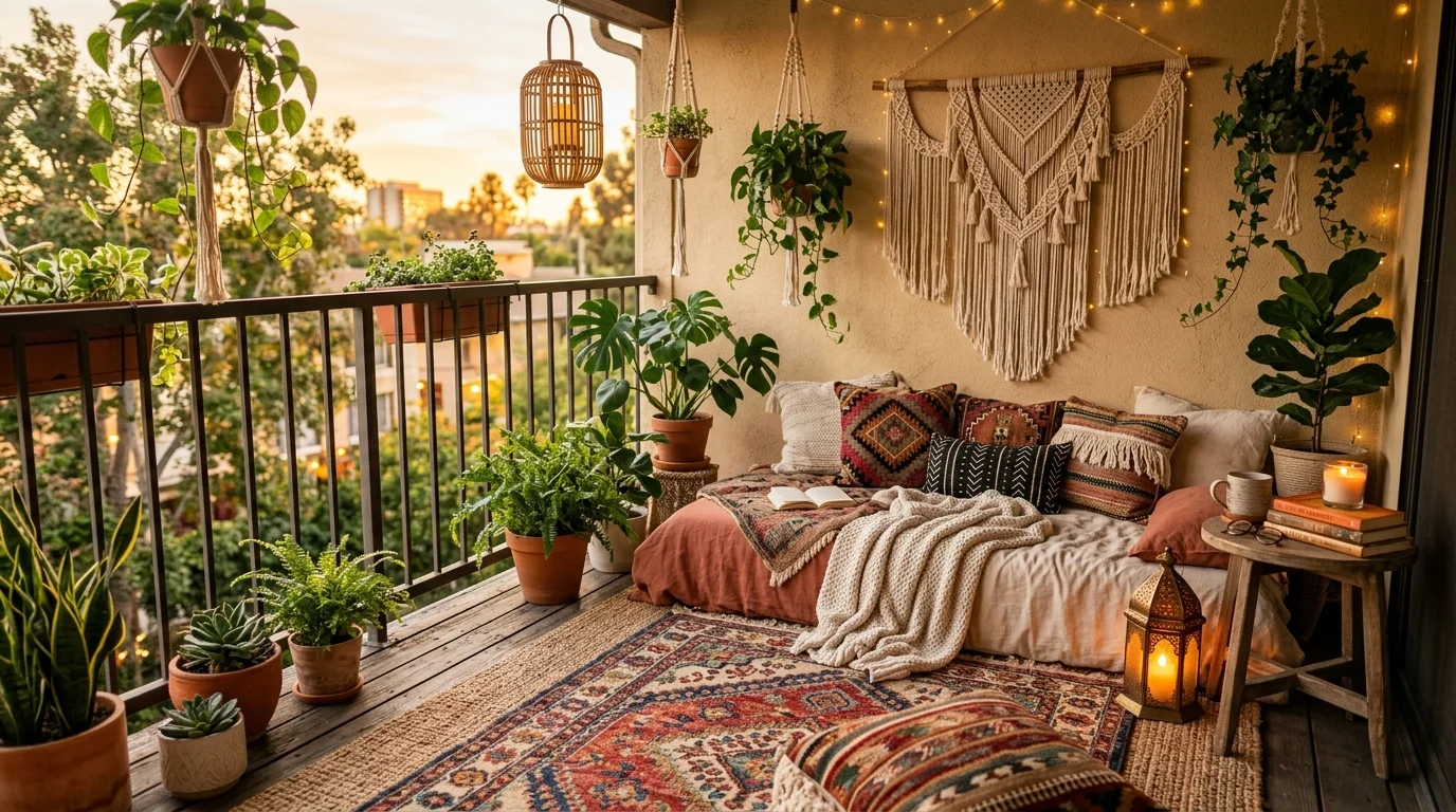 Warm Cozy Balcony Ideas for a Snug Outdoor Reading Nook inspiration image 3
