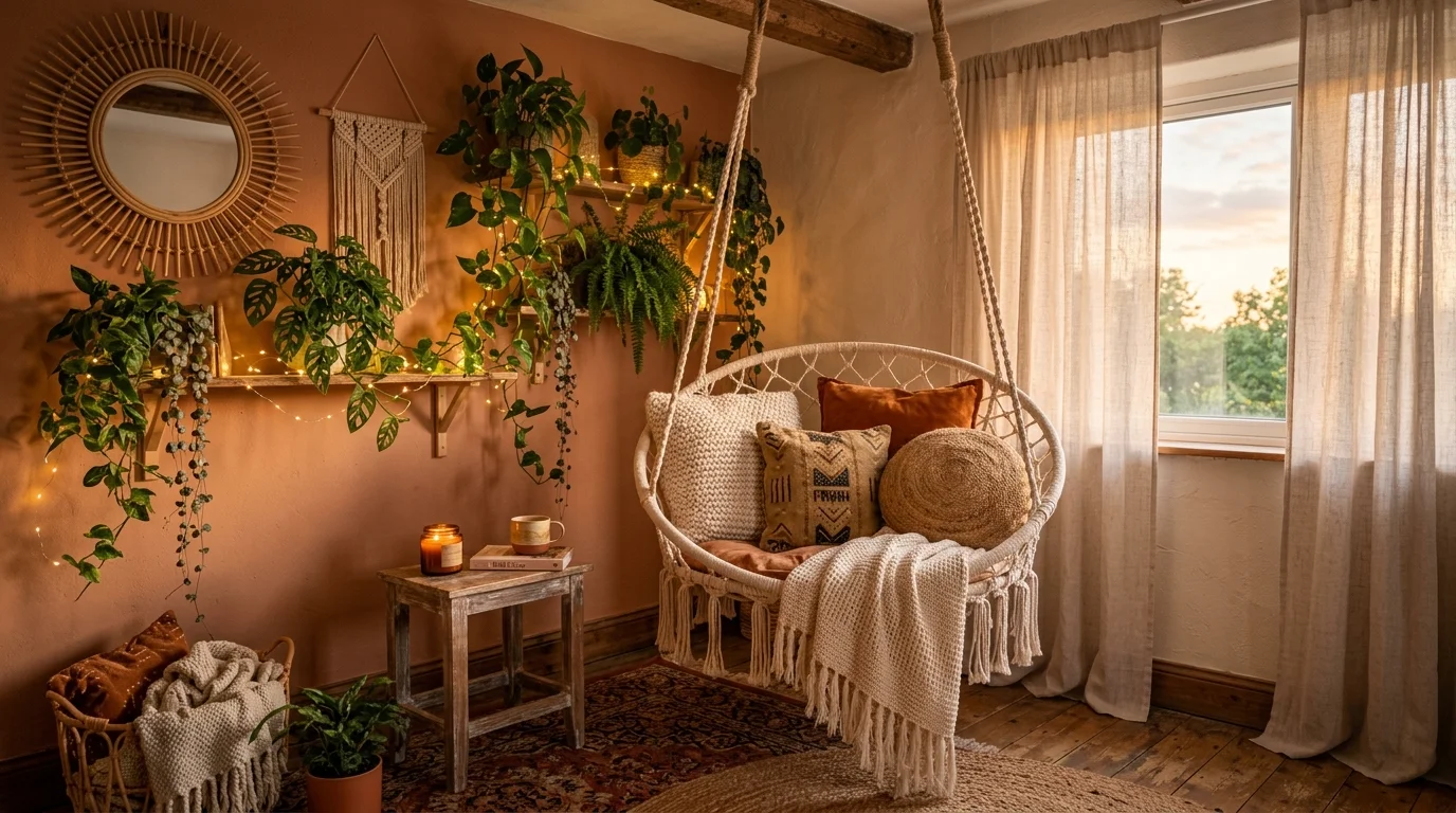 Warm Cozy Boho Bedroom Ideas for the Ultimate Relaxed Sanctuary inspiration image 7