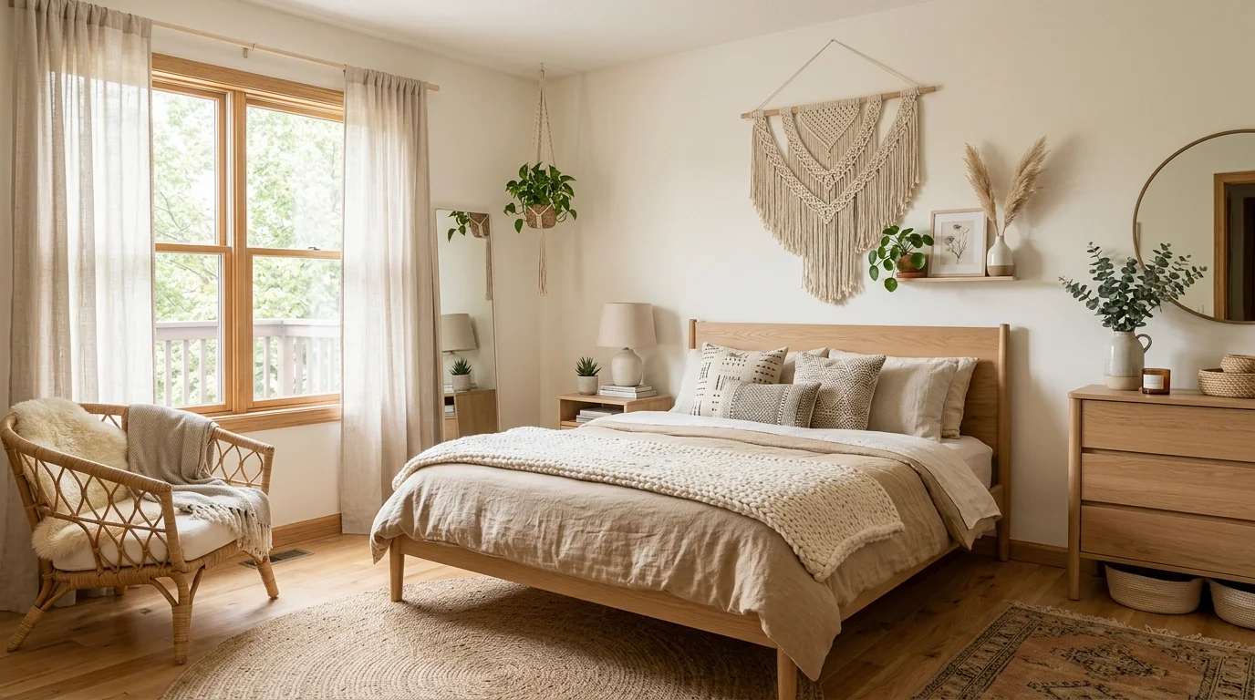 Warm Cozy Boho Bedroom Ideas for the Ultimate Relaxed Sanctuary inspiration image 12