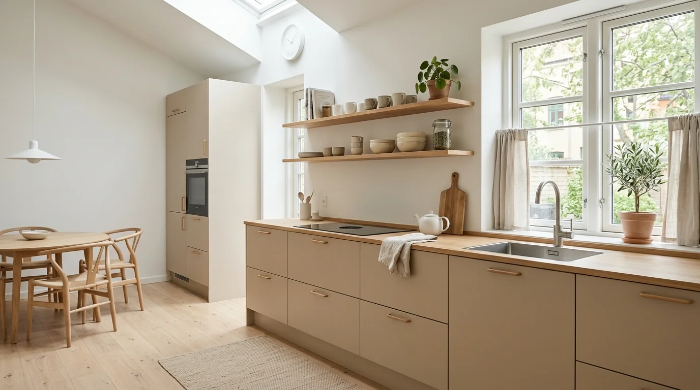 Warm Neutral Kitchen Ideas for a Timeless Calming Cookspace inspiration image 3