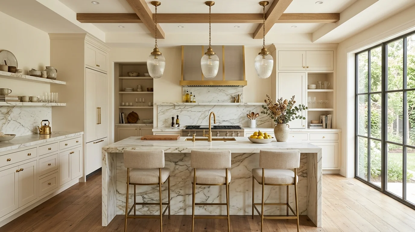 Warm Neutral Kitchen Ideas for a Timeless Calming Cookspace inspiration image 8