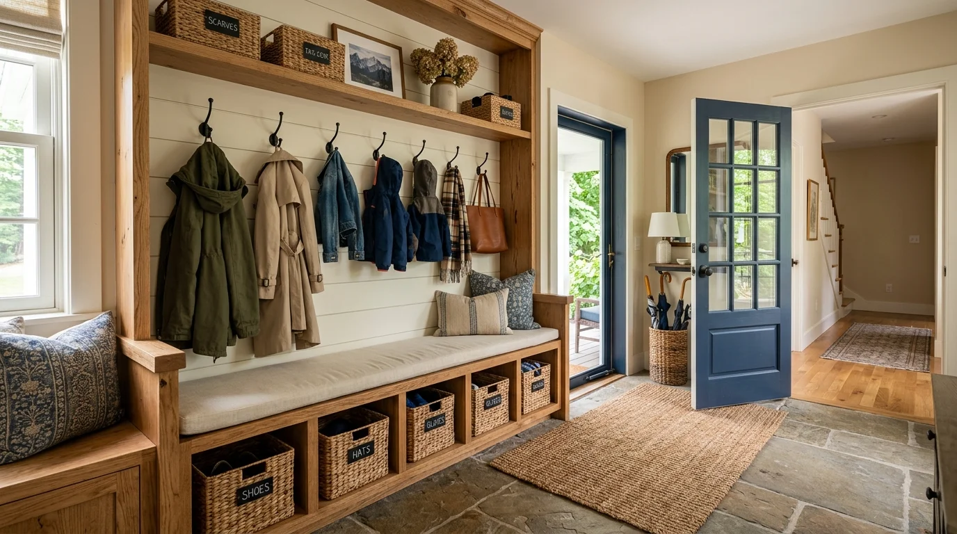 Welcoming Mudroom Ideas Entryway for an Organized First Impression inspiration image 1