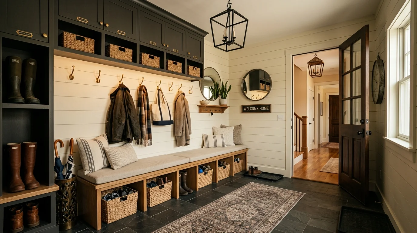 Welcoming Mudroom Ideas Entryway for an Organized First Impression inspiration image 14